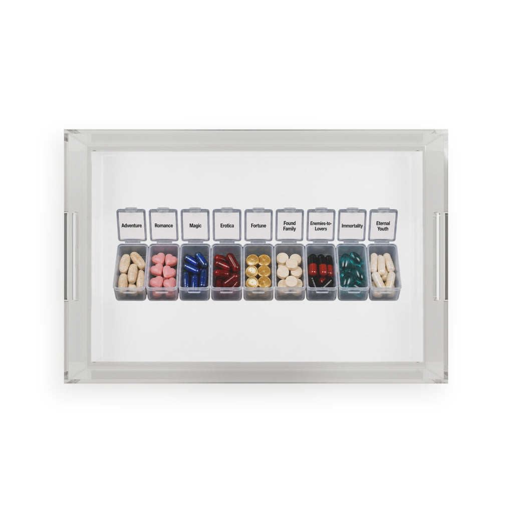 Romantasy Pill Serving Tray