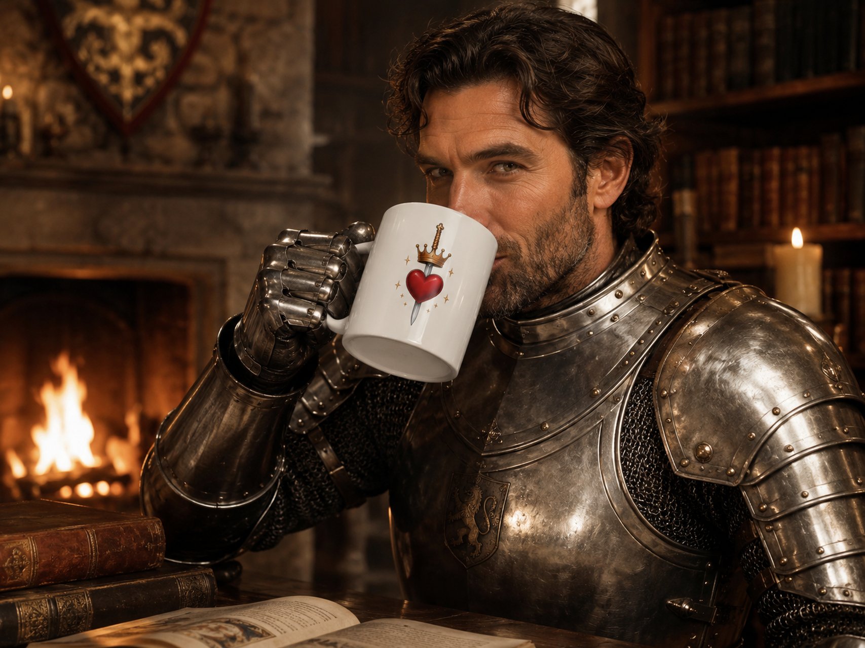 The Lovelorn Knight Mug (WHITE)