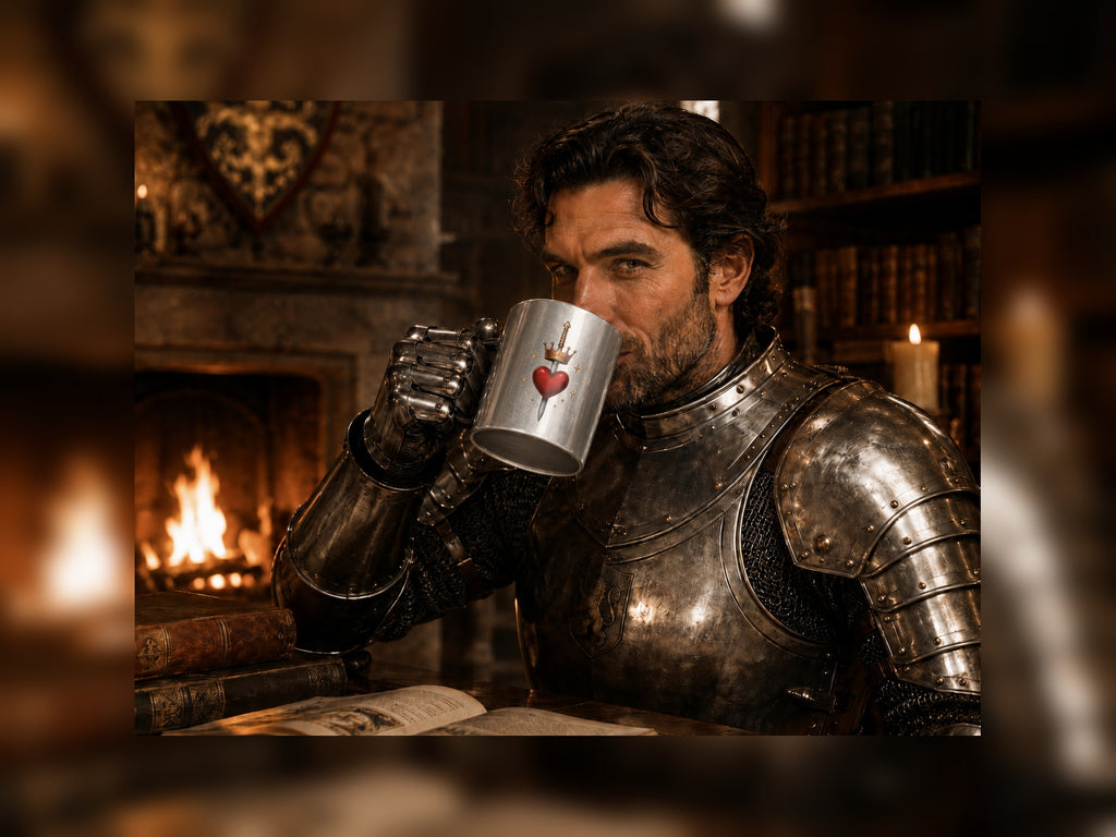 The Lovelorn Knight Metallic Mug (Silver\Gold)