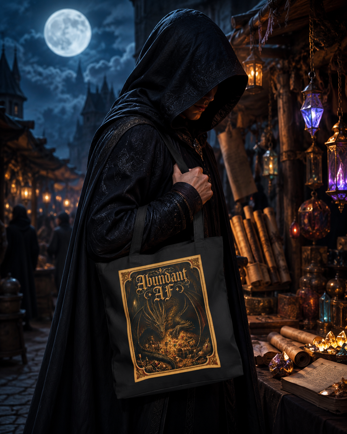**LIMITED EDITION Abundant AF Dark Lord Tote Bag
