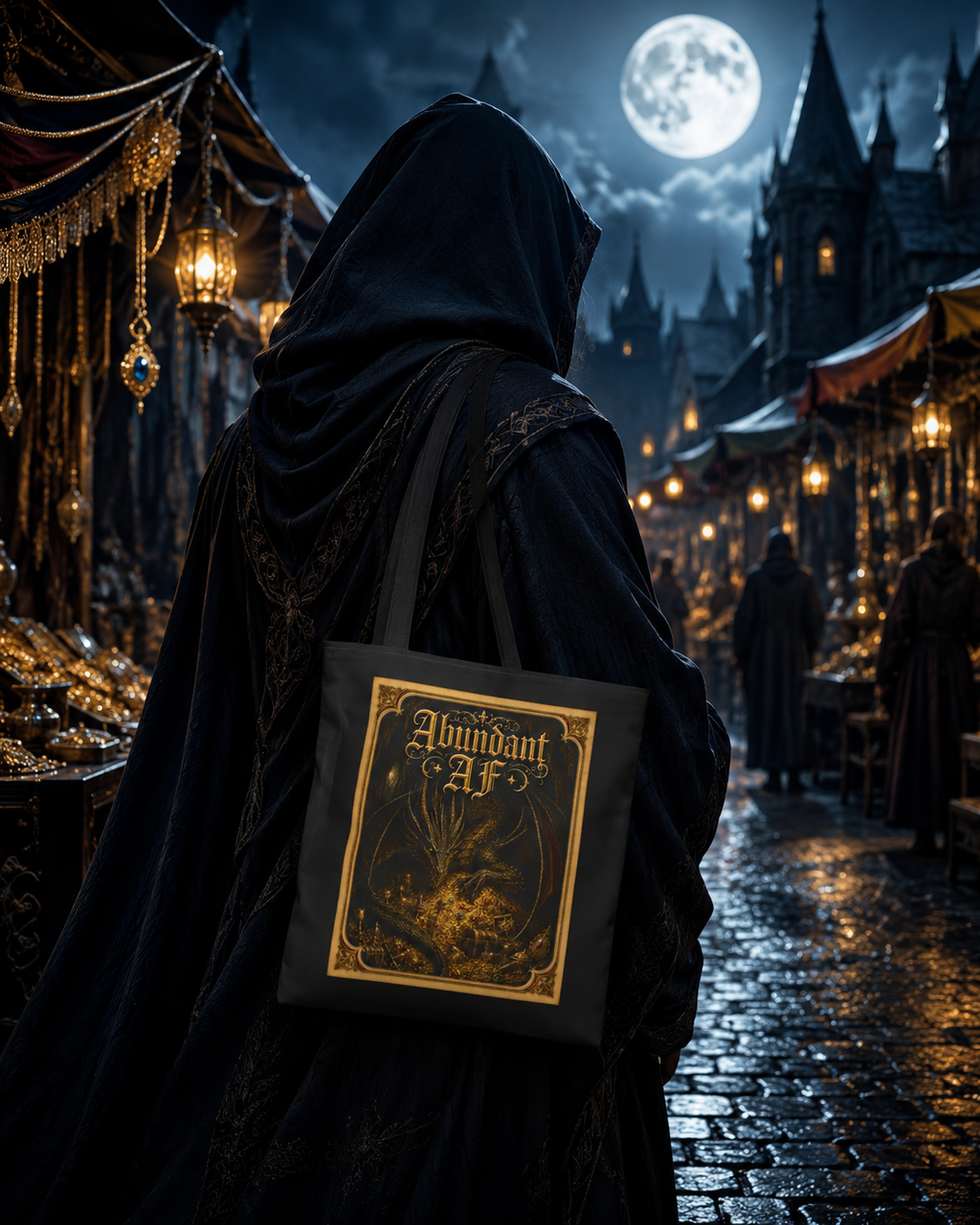 **LIMITED EDITION Abundant AF Dark Lord Tote Bag