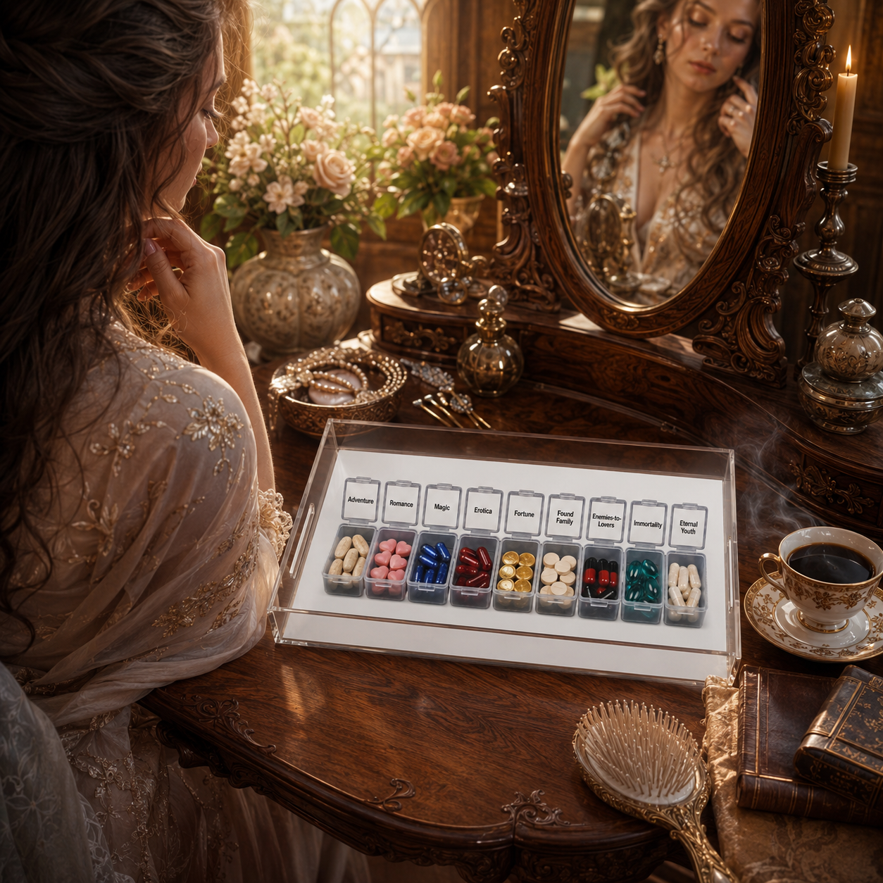 Romantasy Pill Serving Tray