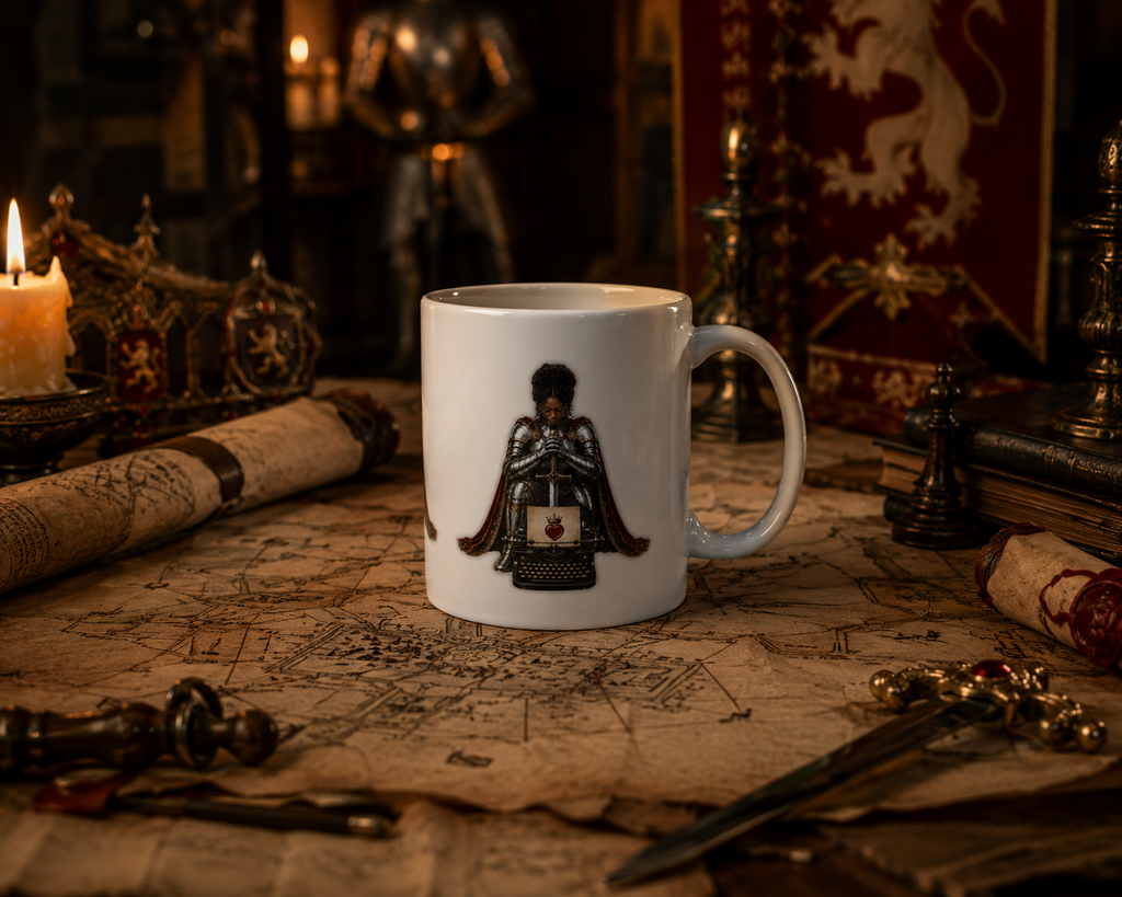 The Typewriter Knight Mug