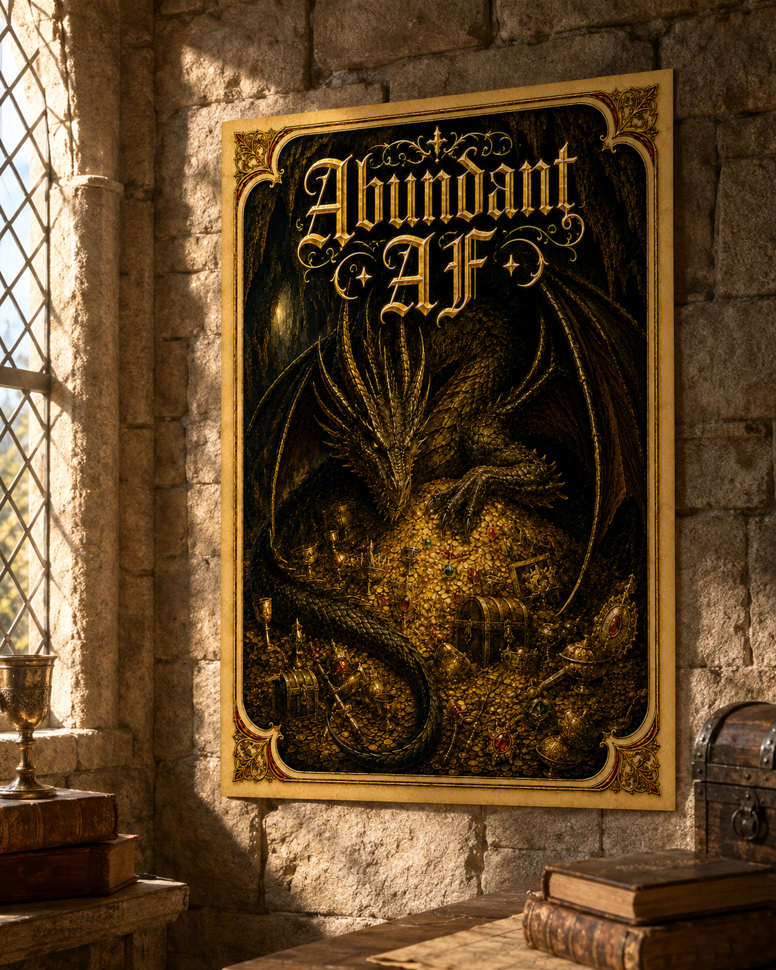 **LIMITED EDITION Abundant AF Glossy Poster