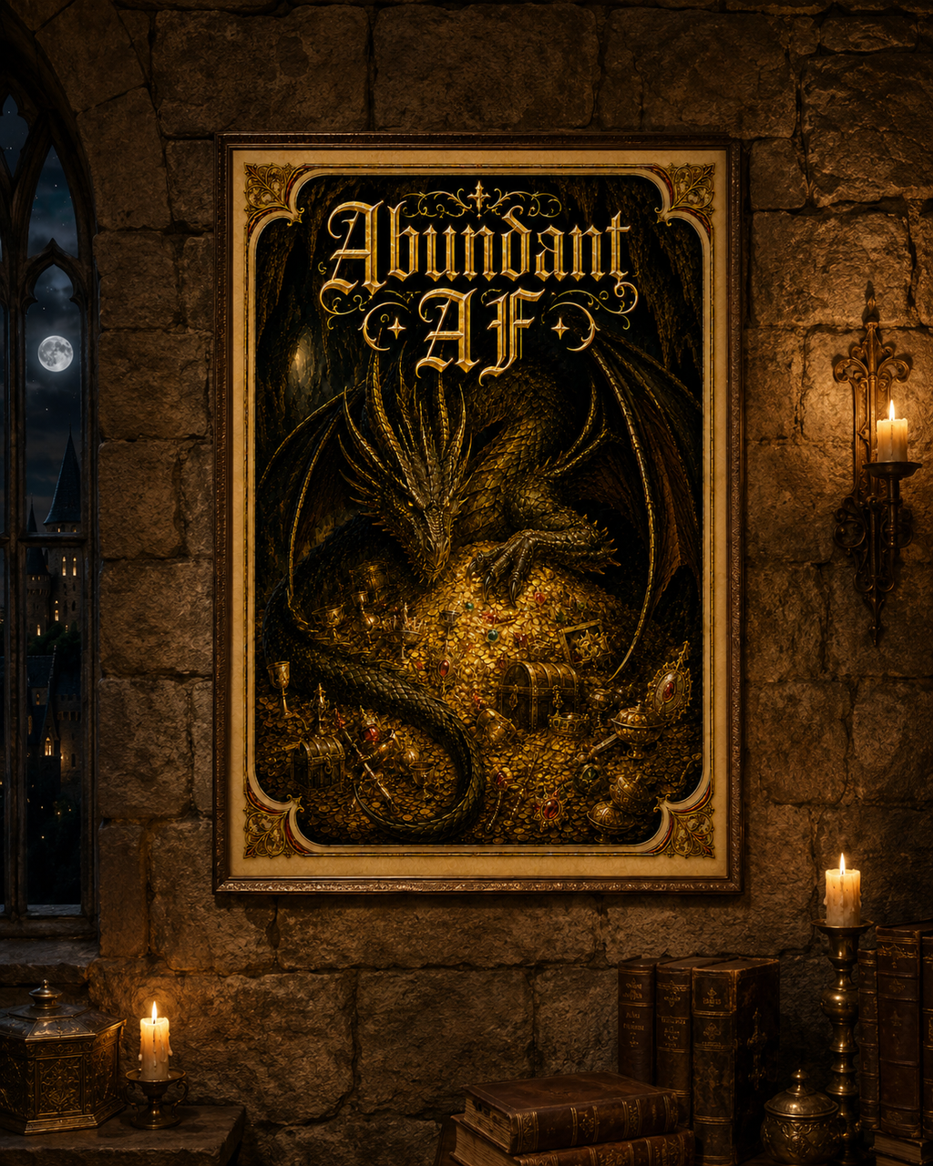 **LIMITED EDITION Abundant AF Glossy Poster