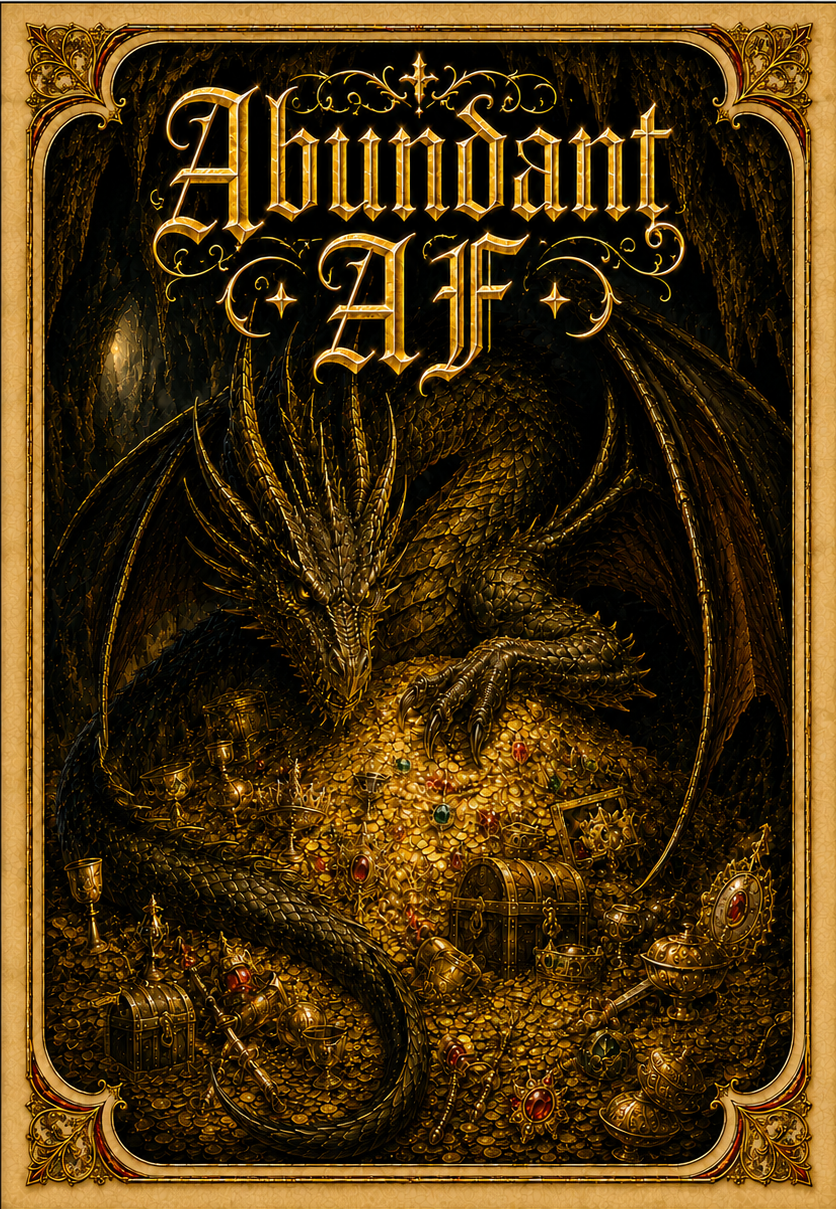 **LIMITED EDITION Abundant AF Glossy Poster