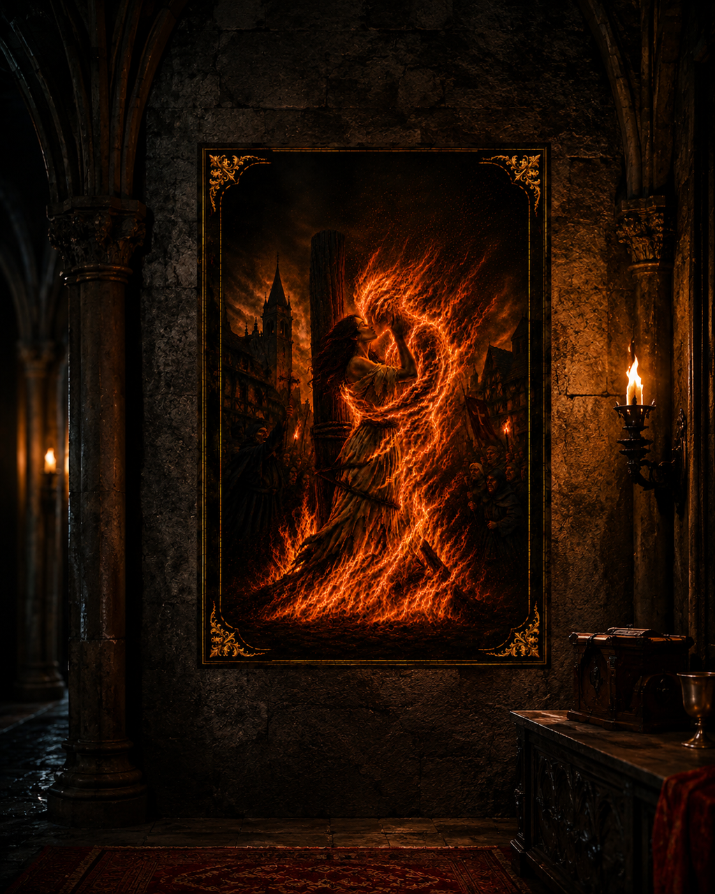 **LIMITED EDITION Embrace the Flames Glossy Poster