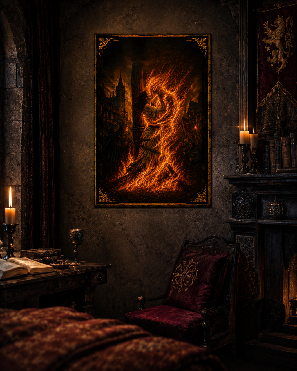 **LIMITED EDITION Embrace the Flames Glossy Poster