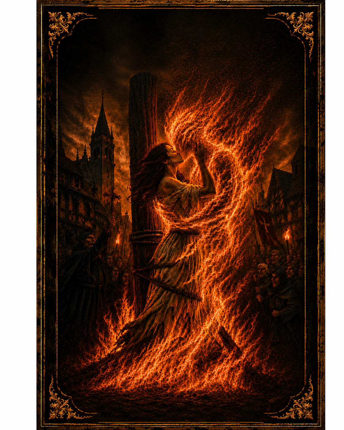 **LIMITED EDITION Embrace the Flames Glossy Poster