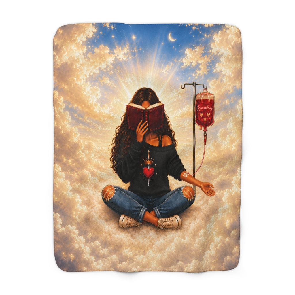 Romantasy IV Heavenly Sherpa Fleece Blanket